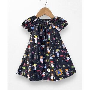 Small Shop Science-Themed Dress *USA Made*, 12-18 Months